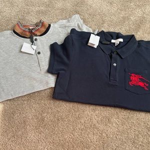Boys Brand New Burberry Polo Shirts Size 12